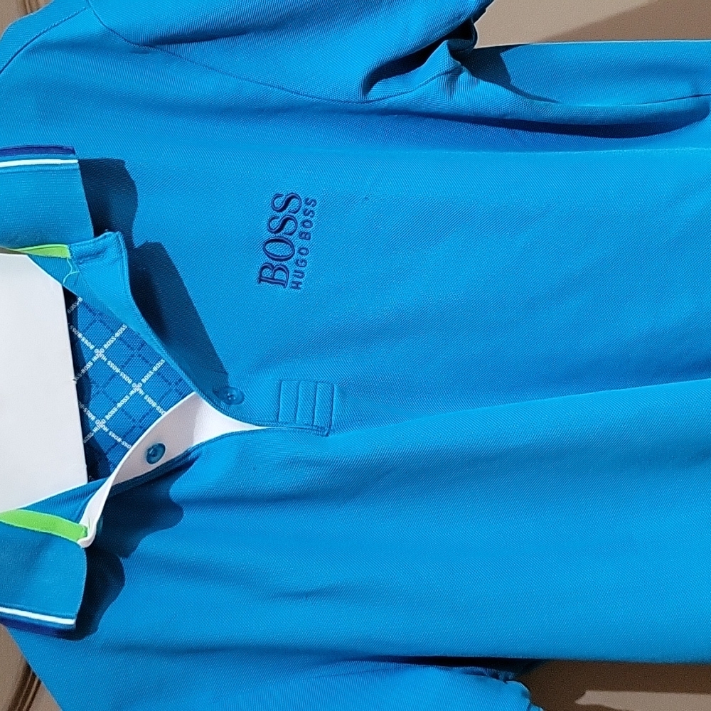 BOSS golf shirt.